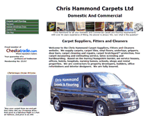 Tablet Screenshot of chrishammondcarpets.co.uk